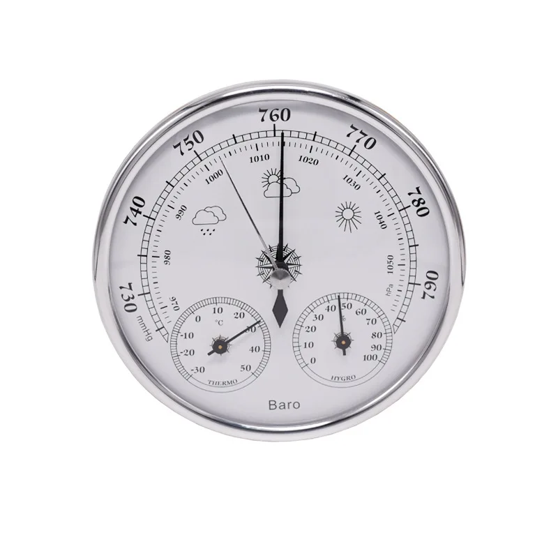 Multifunctional Temperature Humidity Barometer 3 In 1 Metal Plastic No Battery Required Pointer Thermograph Hygrometer ZH519
Multifunctional Temperature Humidity Barometer 3 In 1 Metal Plastic No Battery Required Pointer Thermograph Hygrometer ZH519