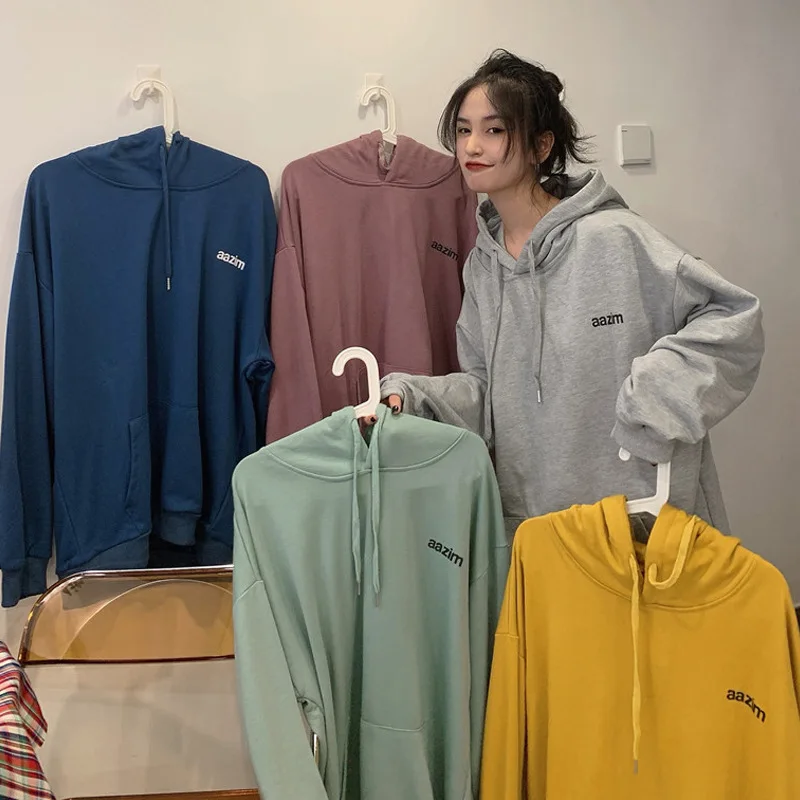 2021 Autumn Women Hoodie Long-sleeved Thin Oversize Itself Sweatshirt Casual Loose Top Coat Solid Color y2k Pullover Women Hoody
2021 Autumn Women Hoodie Long-sleeved Thin Oversize Itself Sweatshirt Casual Loose Top Coat Solid Color y2k Pullover Women Hoody