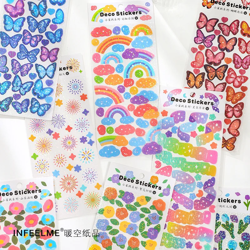 1Sheet Kawaii Cute Flower Rainbow Sequins PET Stickers Diary Planner Scrapbooking School Office Supplies Bullet Journal sl3005
1Sheet Kawaii Cute Flower Rainbow Sequins PET Stickers Diary Planner Scrapbooking School Office Supplies Bullet Journal sl3005