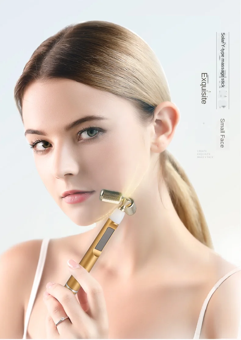 Christmas Gift Beauty Bar Roller V Face Massager Beauty Instrument Face Lifting and Tightening
Christmas Gift Beauty Bar Roller V Face Massager Beauty Instrument Face Lifting and Tightening