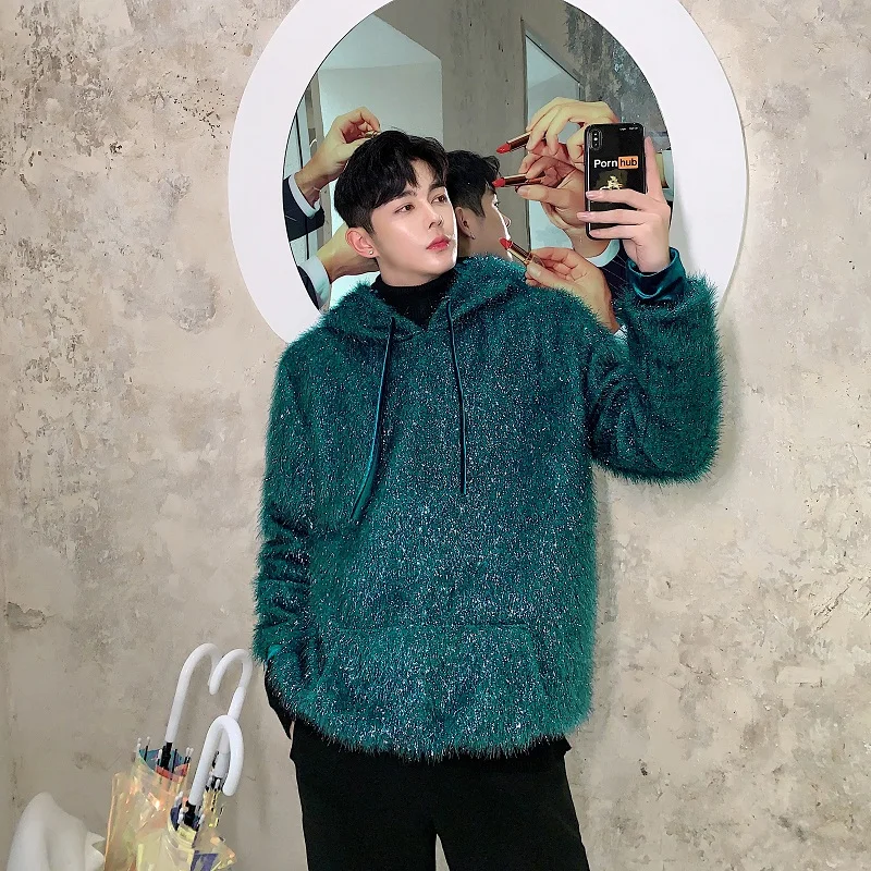 2020 New Autumn Men Hoodies Velvet Splice Knit Oversize Thick Green Sweatshirt Man Streetwear Hip Hop Coat Outdoor Japan Style
2020 New Autumn Men Hoodies Velvet Splice Knit Oversize Thick Green Sweatshirt Man Streetwear Hip Hop Coat Outdoor Japan Style