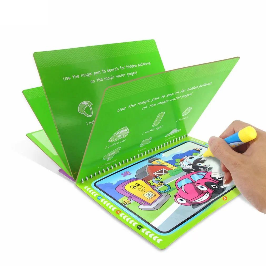 OCDAY Drawing Toys Kid Magic Water Painting Board Children Education Coloring with 1 Pen Cognitive Doodle Books Traffic Animals
OCDAY Drawing Toys Kid Magic Water Painting Board Children Education Coloring with 1 Pen Cognitive Doodle Books Traffic Animals