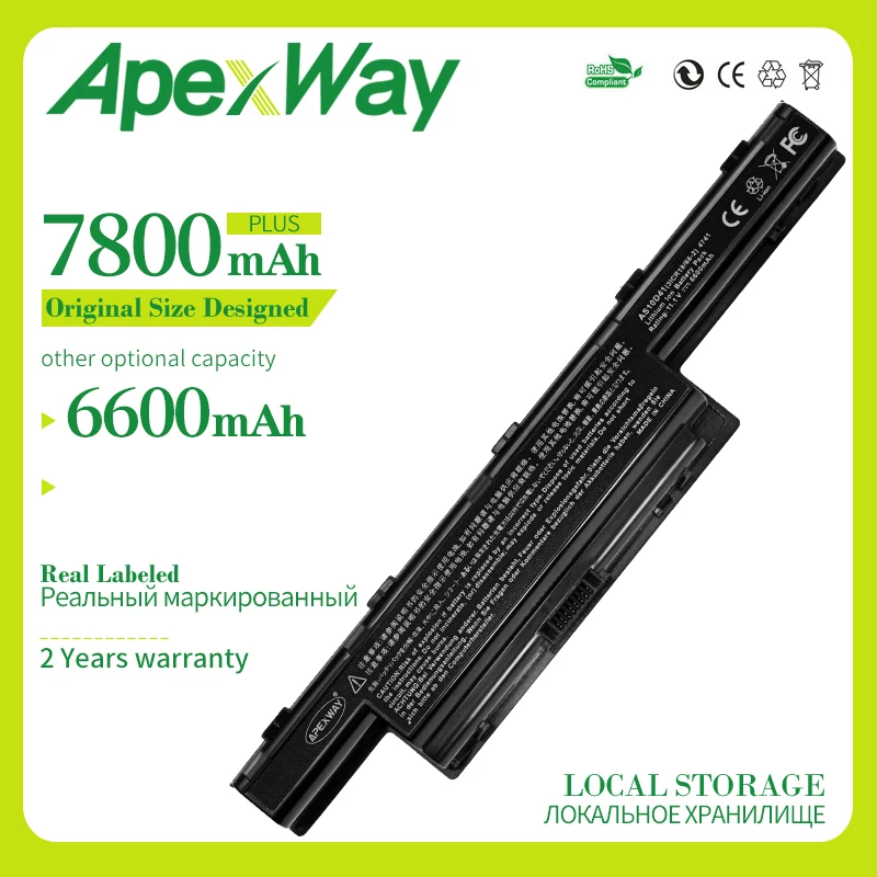 Apexway 9 Cell laptop Battery For Acer AS10D31 AS10D51 AS10D81 AS10D75 AS10D61 AS10D41 AS10D71 For Aspire 4741 5552G 5742 5750G
Apexway 9 Cell laptop Battery For Acer AS10D31 AS10D51 AS10D81 AS10D75 AS10D61 AS10D41 AS10D71 For Aspire 4741 5552G 5742 5750G