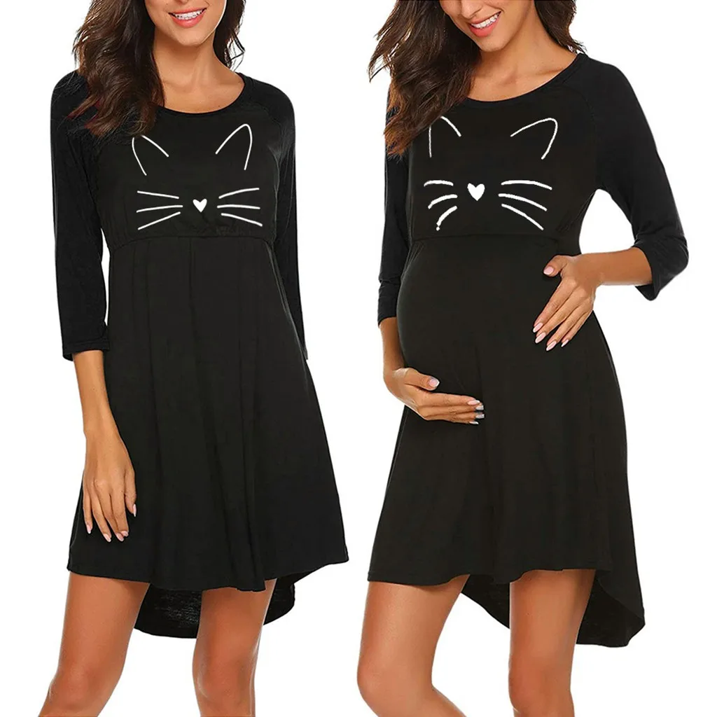 JAYCOSIN Maternity Dress Women 3/4 Sleeve Cartoon Printed Clothes For Pregnant Women Nursing Dress For Breastfeeding Vestidos
JAYCOSIN Maternity Dress Women 3/4 Sleeve Cartoon Printed Clothes For Pregnant Women Nursing Dress For Breastfeeding Vestidos