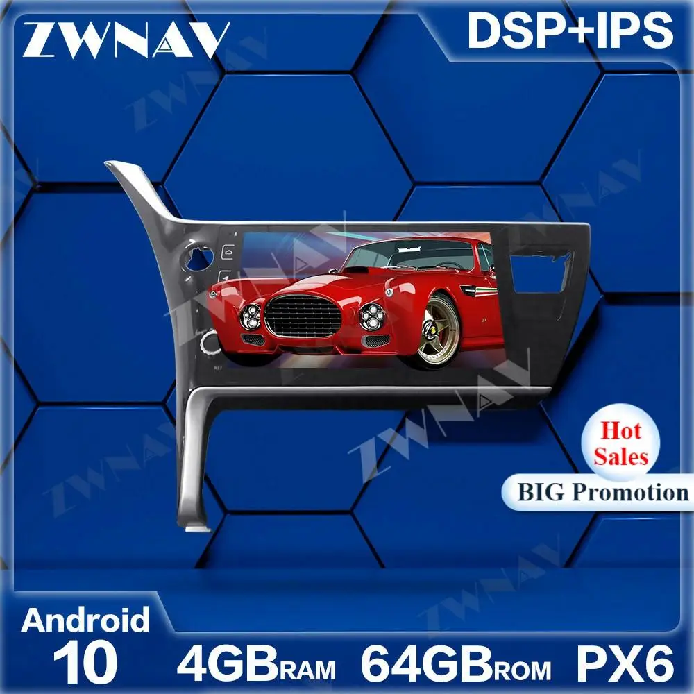 PX6 4+64GB Android 10.0 Car Multimedia Player For Toyota Corolla 2016-2018 GPS Navi Radio navi stereo IPS Touch screen head unit
PX6 4+64GB Android 10.0 Car Multimedia Player For Toyota Corolla 2016-2018 GPS Navi Radio navi stereo IPS Touch screen head unit