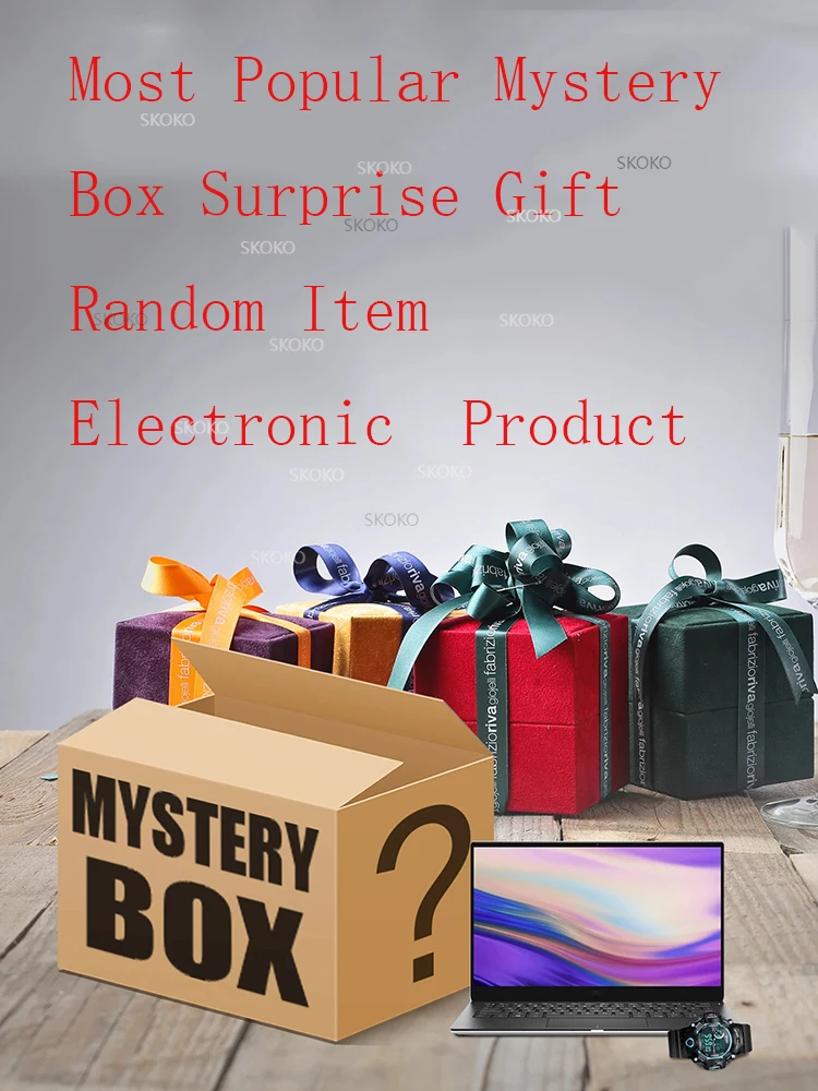 Most Popular Mystery Box Surprise Gift Random Item Electronic Digital Product Number Lucky mysterious boxes New Year 2022
Most Popular Mystery Box Surprise Gift Random Item Electronic Digital Product Number Lucky mysterious boxes New Year 2022