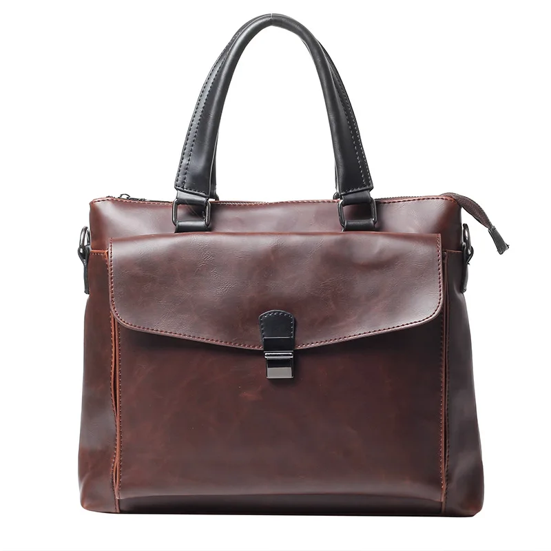 1PCS New Vintage Briefcase Men's Crazy Horse Leather Business Travel Bag Men Leather Bag
1PCS New Vintage Briefcase Men's Crazy Horse Leather Business Travel Bag Men Leather Bag