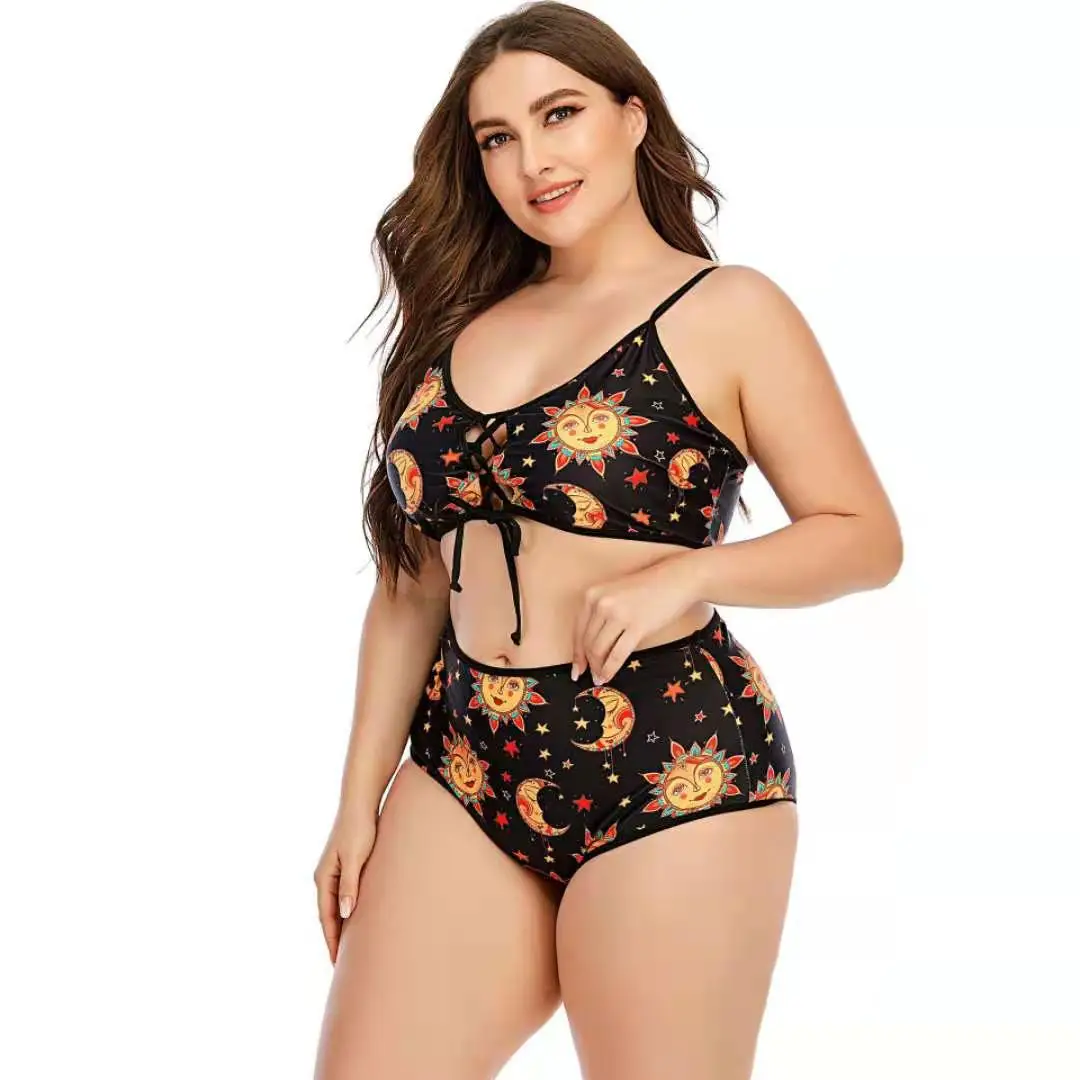 Women's pleated printed swimsuit, plus a swimsuit, sexy bikini swimsuit, high gloss size and 5xl2021
Women's pleated printed swimsuit, plus a swimsuit, sexy bikini swimsuit, high gloss size and 5xl2021