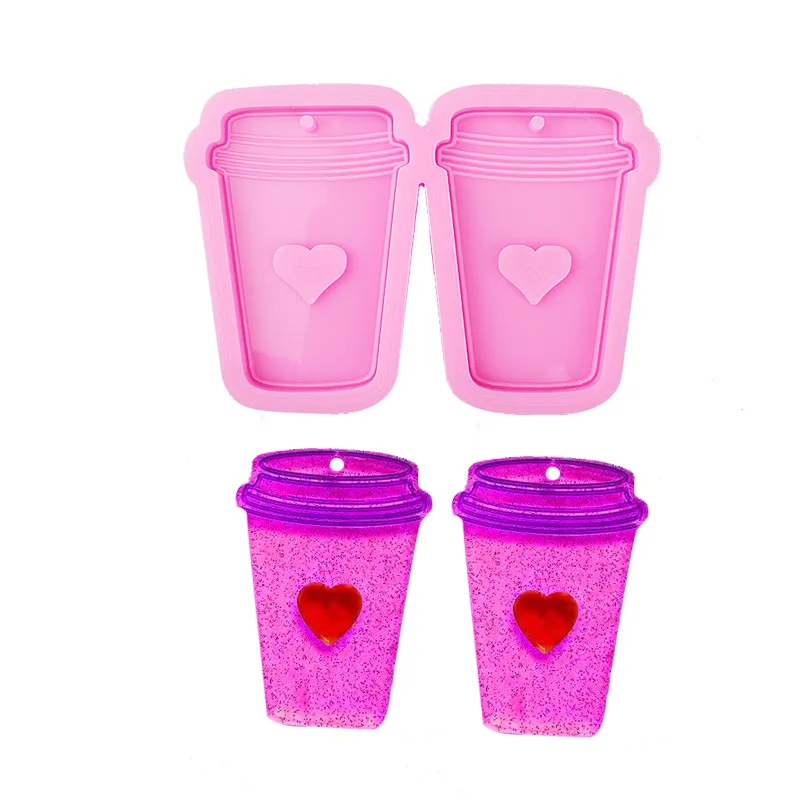 Shiny Glossy Coffee Cup Silicone Mold for Epoxy Resin Forms Keychain Pendant Making Polymer Clay Mould Diy Crafts Casting
Shiny Glossy Coffee Cup Silicone Mold for Epoxy Resin Forms Keychain Pendant Making Polymer Clay Mould Diy Crafts Casting