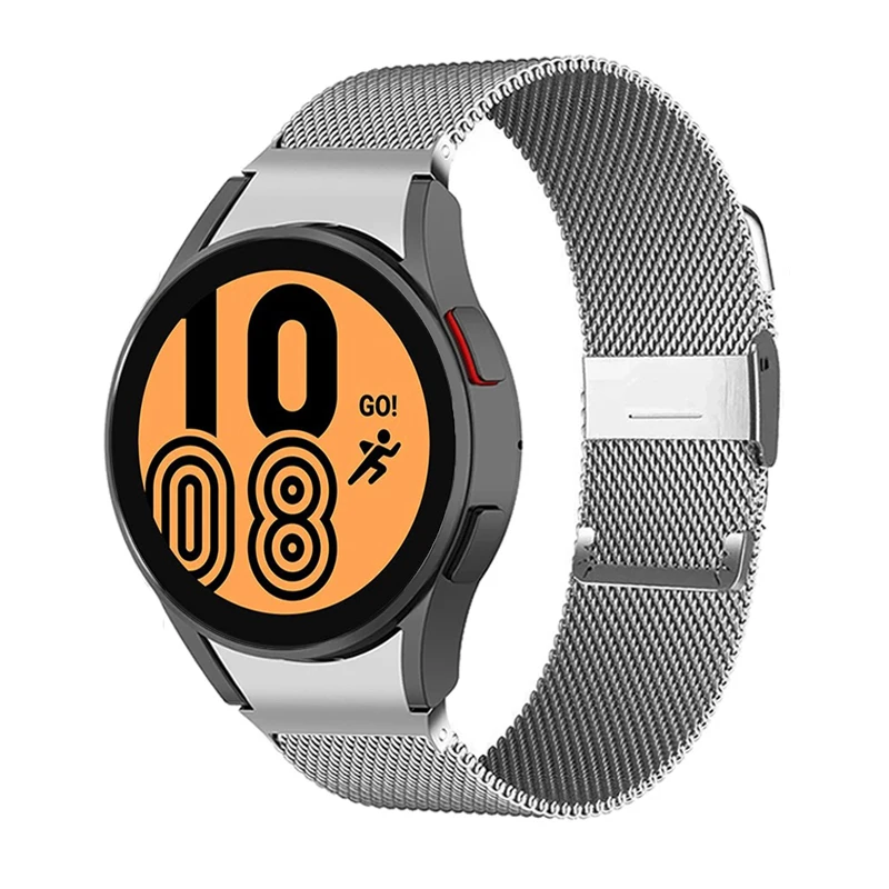 No Gaps Mesh Strap For Samsung Galaxy Watch 4 44mm 40mm Curved End Stainless Steel Bracelet Galaxy Watch4 Classic 46mm 42mm Band
No Gaps Mesh Strap For Samsung Galaxy Watch 4 44mm 40mm Curved End Stainless Steel Bracelet Galaxy Watch4 Classic 46mm 42mm Band