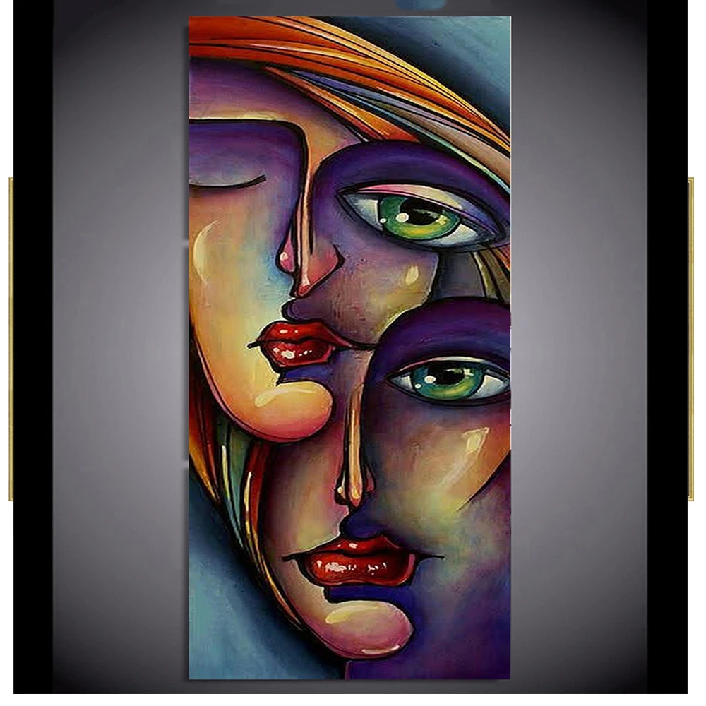 large size full round drill Emeroidery diamond rhinestone painting cross stitch diamond mosaic woman face Colorful Abstract art
large size full round drill Emeroidery diamond rhinestone painting cross stitch diamond mosaic woman face Colorful Abstract art