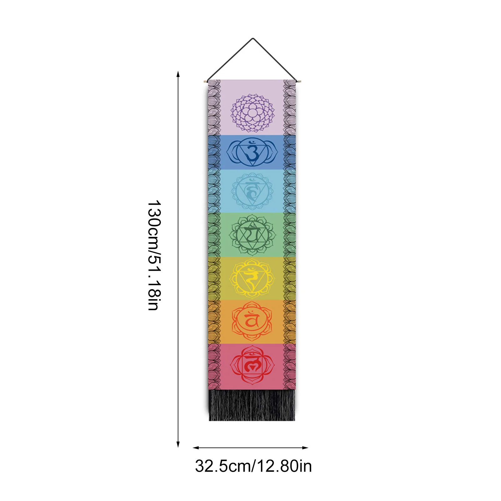 7 Мандала чакр гобелен Йога Медитация плакат настенное украшение картина для
