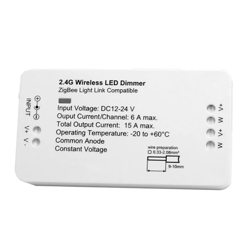 RGBW Smart Home ZigBee LED Strip Controller Smart Phone App/Voice Control Work with Echo Plus Require ZIGBEE 3.0 HUB
RGBW Smart Home ZigBee LED Strip Controller Smart Phone App/Voice Control Work with Echo Plus Require ZIGBEE 3.0 HUB