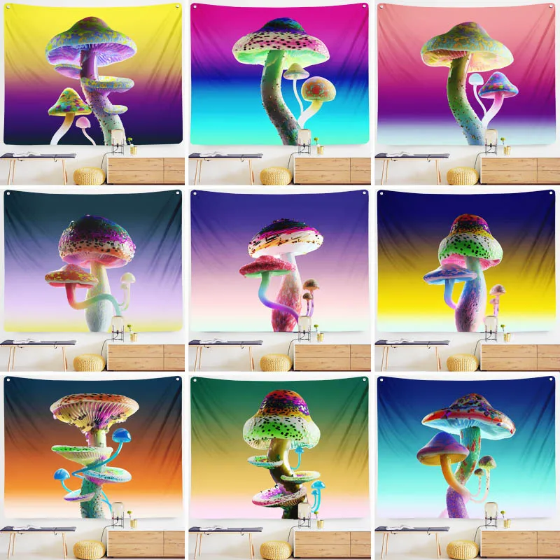 Mushroom Blanket 3D Tapestry Wall Hanging Psychedelic Christmas Canvas Child Home Decoration Murals Bohemian New Years Decor2021 
Mushroom Blanket 3D Tapestry Wall Hanging Psychedelic Christmas Canvas Child Home Decoration Murals Bohemian New Years Decor2021