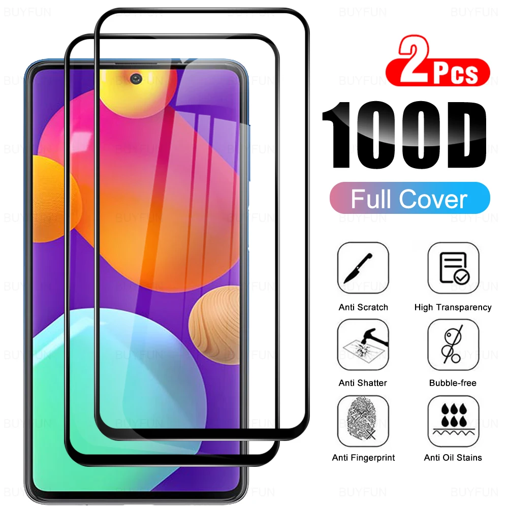 

2Pcs Tempered Glass For Samsung Galaxy M62 A82 M A m 82 62 On Samsun SM-M625F 6.7" 62m 82a HD Protective Screen Full Cover Film