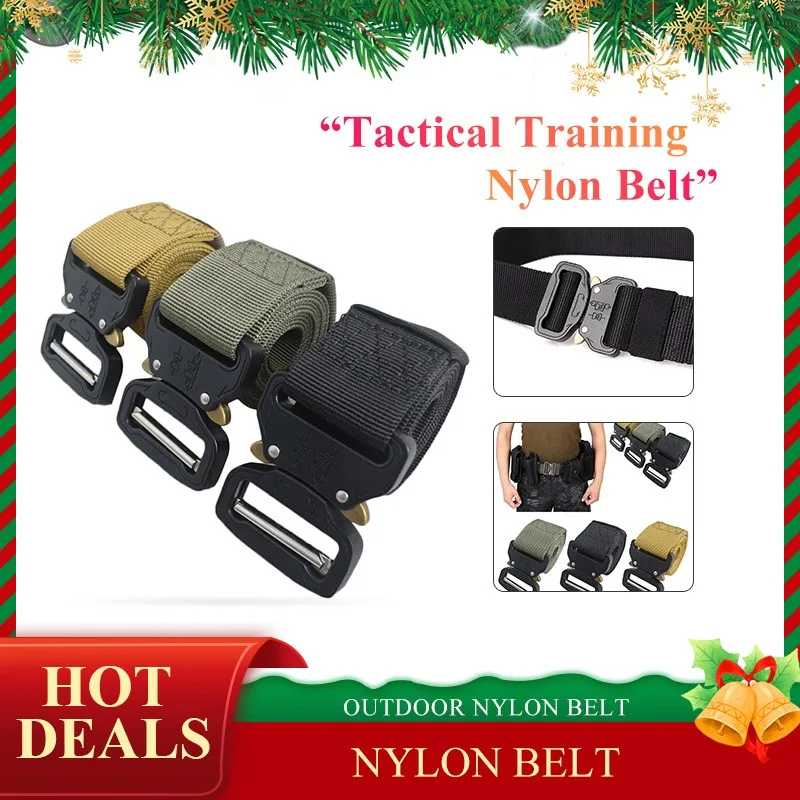 Mens Training Tactical Belt Men's Multifunctional Belt Outdoor Hunting Tactical Combat Survival Canvas For Nylon Male Marine
Mens Training Tactical Belt Men's Multifunctional Belt Outdoor Hunting Tactical Combat Survival Canvas For Nylon Male Marine