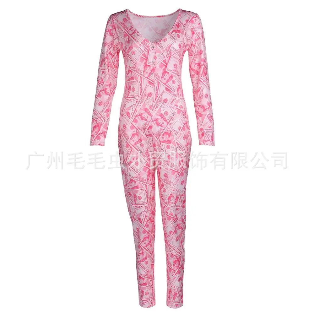 Echoine Autumn Long Sleeve Print See Thhrough Jumpsuit Women Skinny Sexy Zipper V-neck Playsuit Club Outfits Sportwear New
Echoine Autumn Long Sleeve Print See Thhrough Jumpsuit Women Skinny Sexy Zipper V-neck Playsuit Club Outfits Sportwear New