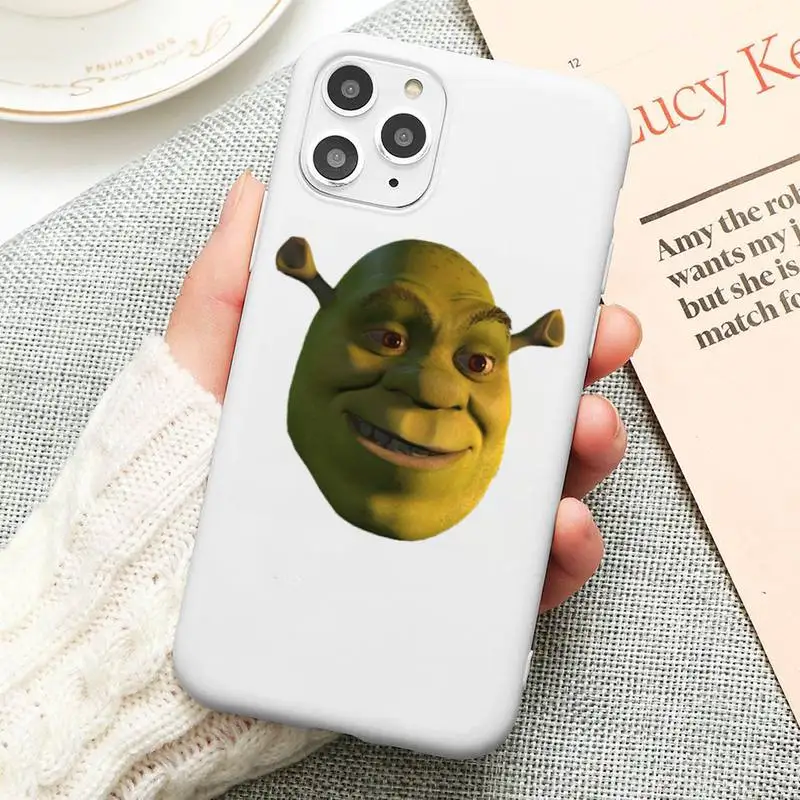 Cartoon Moive Shrek Phone Case for iPhone 12 mini 11 Pro Max X XR XS 8 7 6s Plus Candy white Silicone Cases
Cartoon Moive Shrek Phone Case for iPhone 12 mini 11 Pro Max X XR XS 8 7 6s Plus Candy white Silicone Cases