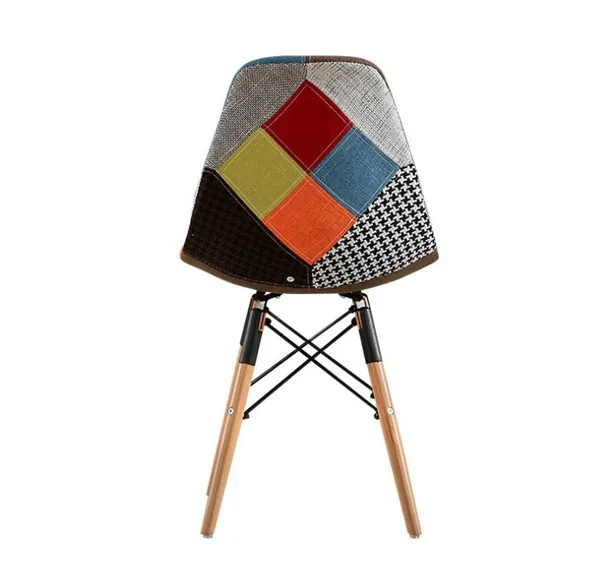 Multicolor Modern Upholstered Style Side Fabric Chair Dining Chair Patchwork Multi-pattern Natural Wood leg Dining Room Chair
Multicolor Modern Upholstered Style Side Fabric Chair Dining Chair Patchwork Multi-pattern Natural Wood leg Dining Room Chair