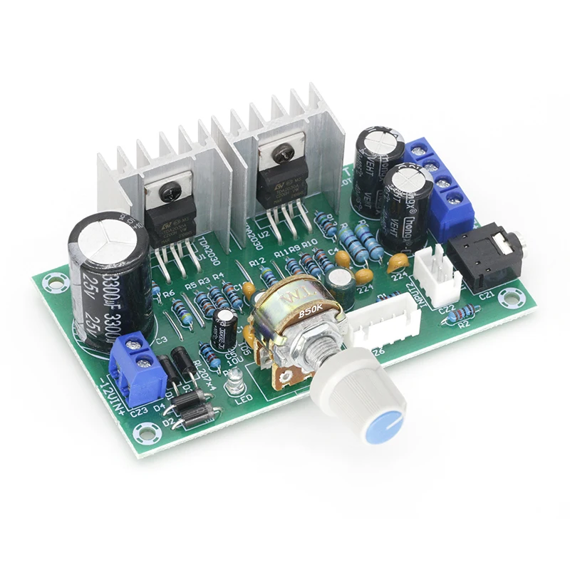 Mini TDA2030 Dual Channel Power Amplifier Board 15W+15W Audio Amplifier Amplificador For Home Sound Theater DIY 
Mini TDA2030 Dual Channel Power Amplifier Board 15W+15W Audio Amplifier Amplificador For Home Sound Theater DIY