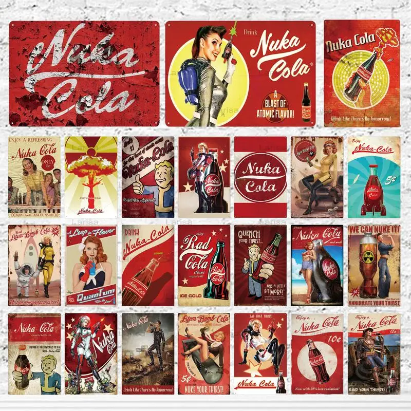 Nuka Cola Vintage Metal Sign Tin Sign Plaque Metal Vintage Pub Retro Wall Decor for Bar Pub Club Man Cave Metal Painting
Nuka Cola Vintage Metal Sign Tin Sign Plaque Metal Vintage Pub Retro Wall Decor for Bar Pub Club Man Cave Metal Painting