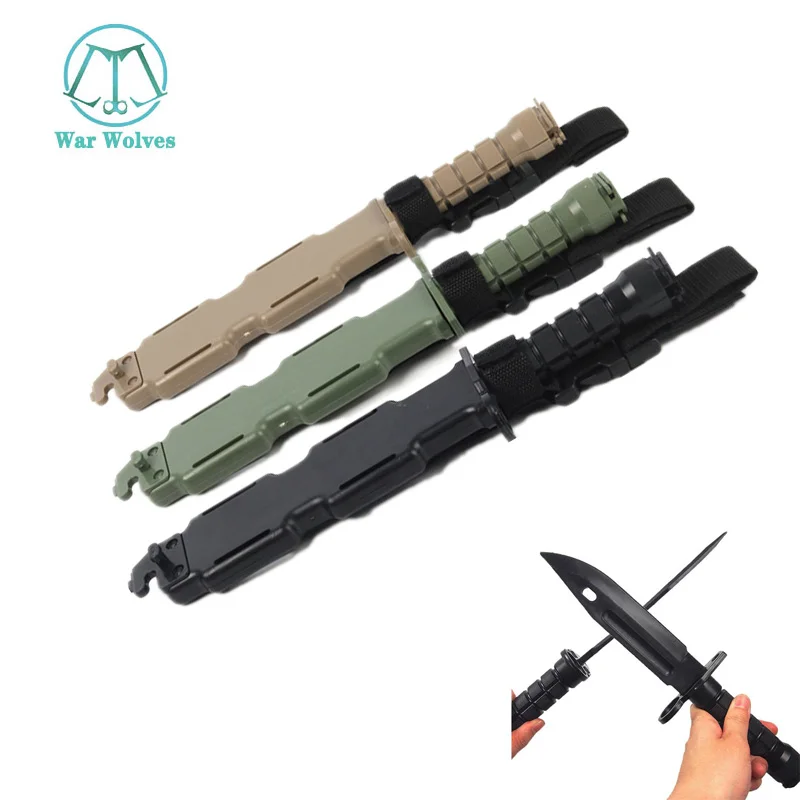 Тактический тренировочный кинжал Bayonet пластиковый нож для косплея охотничьи