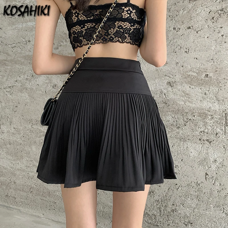KOSAHIKI 2021 Spring Summer Mini Shorts Skirt Women Korean Style High Waist School Pleated Skirt Female Y2k Mujer Faldas
KOSAHIKI 2021 Spring Summer Mini Shorts Skirt Women Korean Style High Waist School Pleated Skirt Female Y2k Mujer Faldas