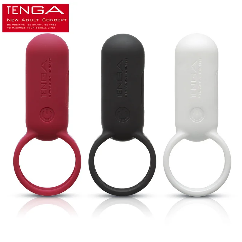 TENGA SVR черный Carmine Белый USB зарядка водонепроницаемый бесшумный вибро кольцо