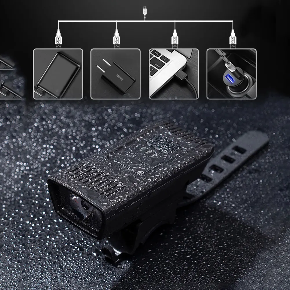 Bicycle Accessories Light High Brightness USB Rechargeable Bicycle Headlight 4 Lighting Modes Warning Light for MTB Road Bikes
Bicycle Accessories Light High Brightness USB Rechargeable Bicycle Headlight 4 Lighting Modes Warning Light for MTB Road Bikes