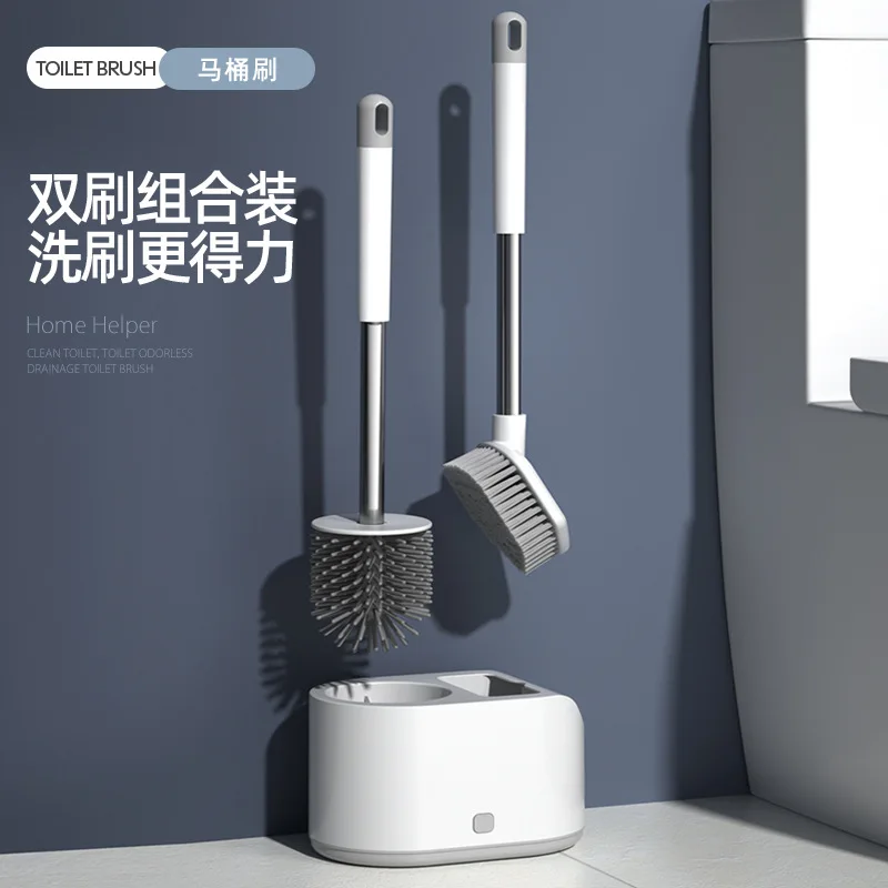 TPR Silicone Toilet Brush bathroom Cleaning brushes Leakproof water Wall Mounted for xiaomi Yijie Toilet Brush Bathroom Sets
TPR Silicone Toilet Brush bathroom Cleaning brushes Leakproof water Wall Mounted for xiaomi Yijie Toilet Brush Bathroom Sets