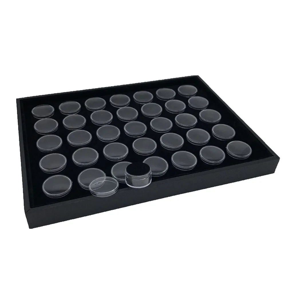 Black Foam Gem Jars Diamond Painting Storage Case Tool Diamond Painting Box Gemstone Beads Organizer Accessories Shockproof
Black Foam Gem Jars Diamond Painting Storage Case Tool Diamond Painting Box Gemstone Beads Organizer Accessories Shockproof