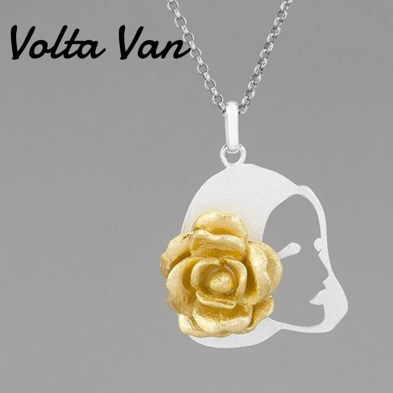 Volta Van 925 Sterling Silver Pendant Necklaces Women Elegant 2022 New Fine Jewelry Rose Flower Concise Trendy Silver Necklace
Volta Van 925 Sterling Silver Pendant Necklaces Women Elegant 2022 New Fine Jewelry Rose Flower Concise Trendy Silver Necklace
