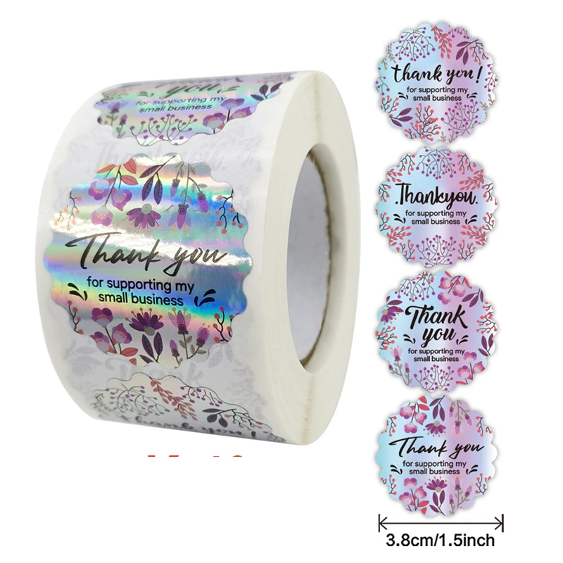 500 Pcs Thank You Stickers Party Supplies Laser Stickers Round DIY Wedding Gifts Decoration Adhesive Label Envelope Seal Labels
500 Pcs Thank You Stickers Party Supplies Laser Stickers Round DIY Wedding Gifts Decoration Adhesive Label Envelope Seal Labels