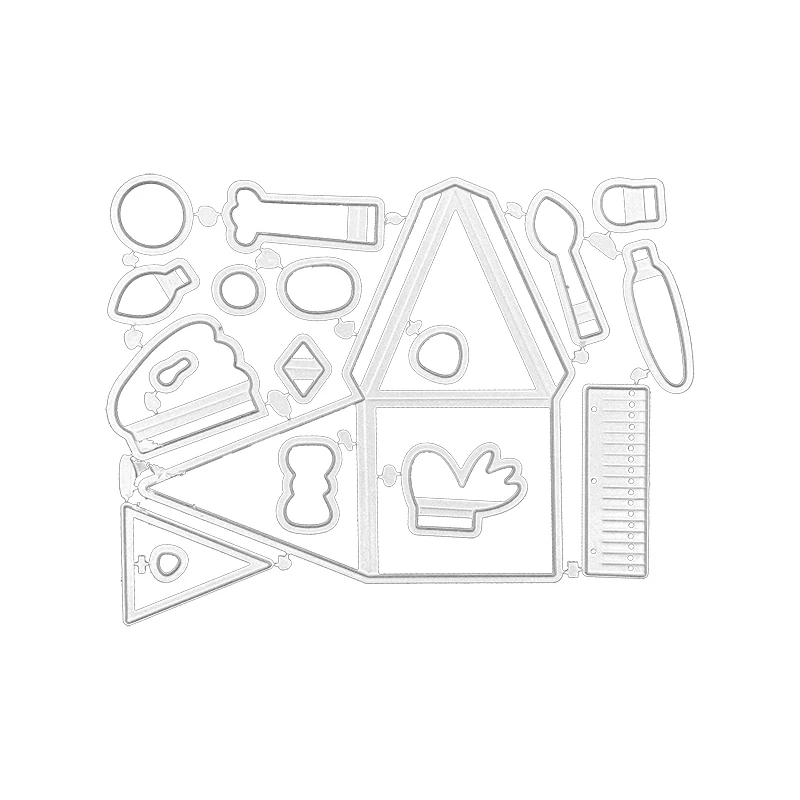 Triangle box knife mold metal cutting mold silver craft mold set handmade special gift DIY scrapbook embossed template
Triangle box knife mold metal cutting mold silver craft mold set handmade special gift DIY scrapbook embossed template