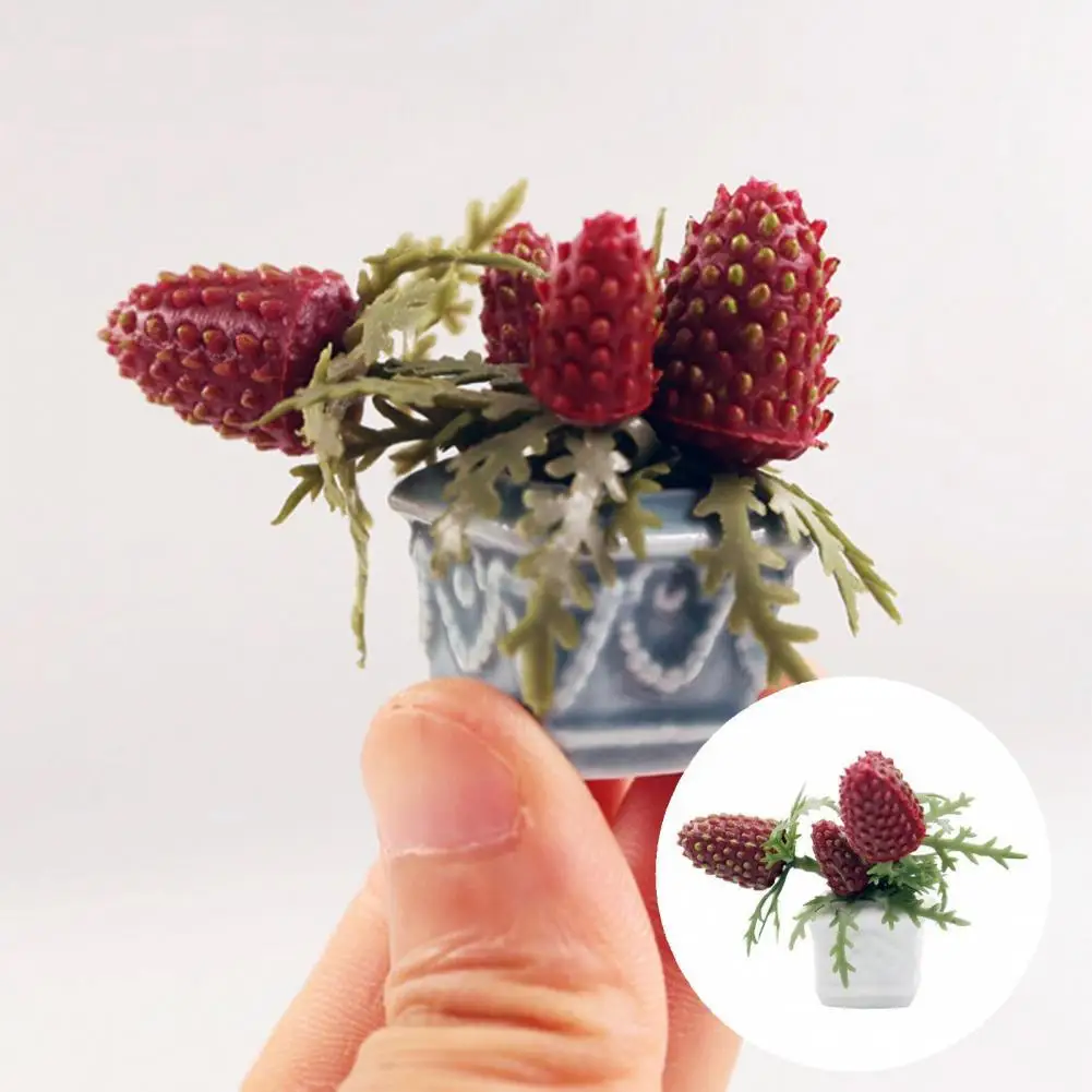 Novelty Simulation Potted Plant Simulated Vivid Portable Doll House Mini Big Berry
Novelty Simulation Potted Plant Simulated Vivid Portable Doll House Mini Big Berry