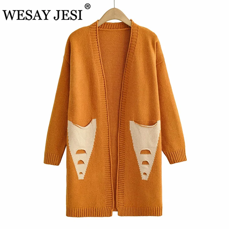 WESAY JESI Women Clothing Cardigan TRAF ZA 2021 Fashion New Women Long Style Cardigans Outwear Knit Autumn Cardigans Sweater
WESAY JESI Women Clothing Cardigan TRAF ZA 2021 Fashion New Women Long Style Cardigans Outwear Knit Autumn Cardigans Sweater