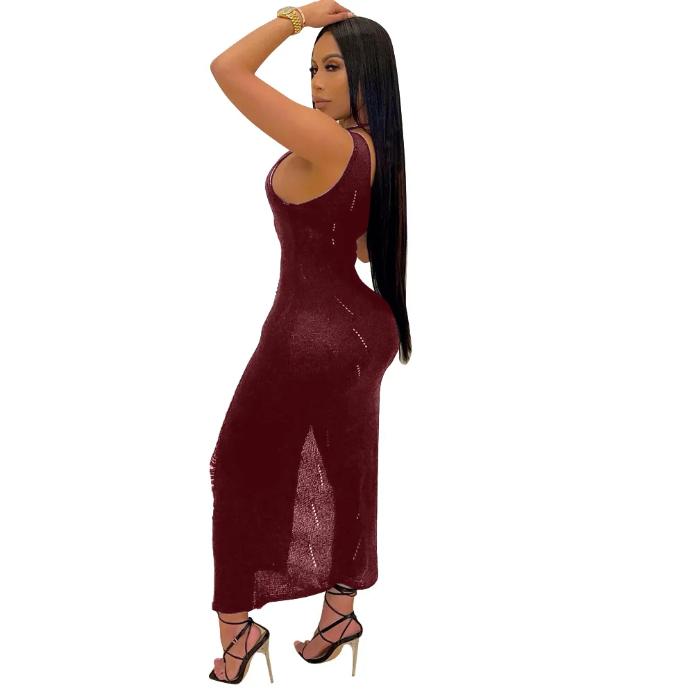 RStylish 2021 Sexy Women's Bodycon O Neck Sleeveless Hallow Out Party Evening Pencil Dress Sides Slit Women Solid Color Dresses
RStylish 2021 Sexy Women's Bodycon O Neck Sleeveless Hallow Out Party Evening Pencil Dress Sides Slit Women Solid Color Dresses