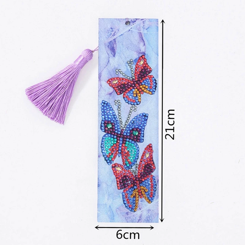 1 pcs Crystal Bookmark DIY Rhinestone Embroidery Animal Peacock Insect Butterfly Tassel Book Mark 6x21cm
1 pcs Crystal Bookmark DIY Rhinestone Embroidery Animal Peacock Insect Butterfly Tassel Book Mark 6x21cm