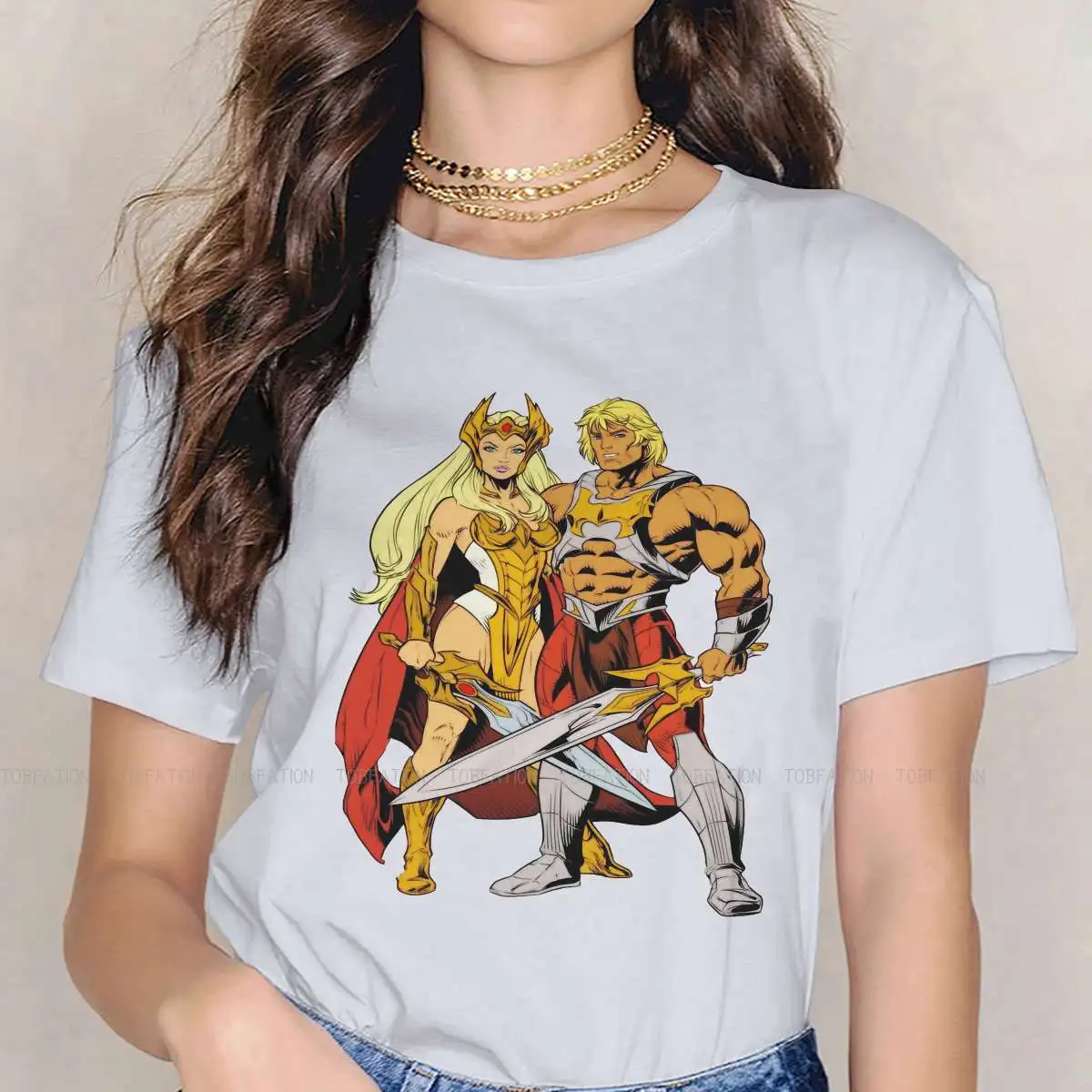 Крутая женская футболка She Ra and the принцесса of Power Adora, Графические Топы для ТВ-девушек, женская футболка с круглым вырезом, 5XL, юмор, модный пода...
Крутая женская футболка She Ra and the принцесса of Power Adora, Графические Топы для ТВ-девушек, женская футболка с круглым вырезом, 5XL, юмор, модный пода...