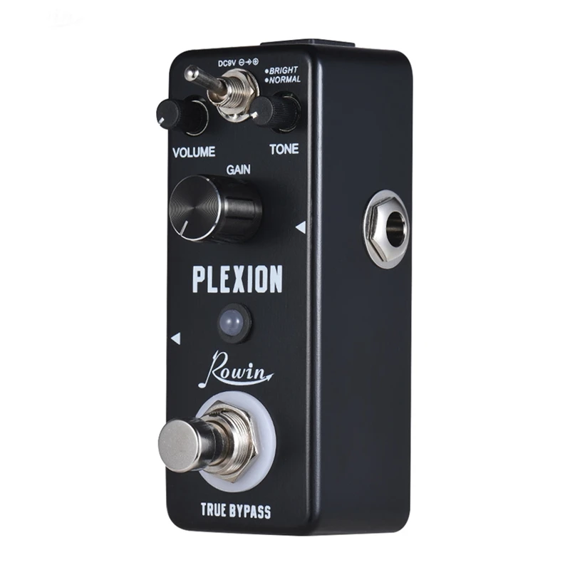 Plexion Distortion Pedal for Guitar and Bass with Bright and Normal Mode True Bypass
Plexion Distortion Pedal for Guitar and Bass with Bright and Normal Mode True Bypass