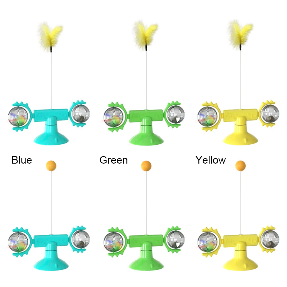 1PC 360 Rotating Funny Cat Toy Ball Interactive Cat Teaser Feather Stick Ball with Suction Cup Pet Cat Dog Indoor Entertainment
1PC 360 Rotating Funny Cat Toy Ball Interactive Cat Teaser Feather Stick Ball with Suction Cup Pet Cat Dog Indoor Entertainment