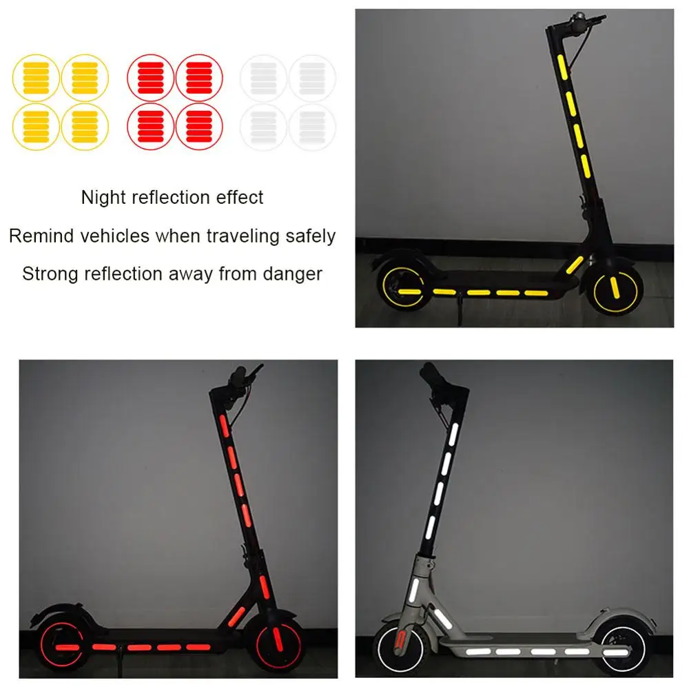 20pcs/1set Reflective Styling Stickers Night Safety Skateboard Warning Strip Electric Scooter Parts For Xiaomi M365/pro
20pcs/1set Reflective Styling Stickers Night Safety Skateboard Warning Strip Electric Scooter Parts For Xiaomi M365/pro