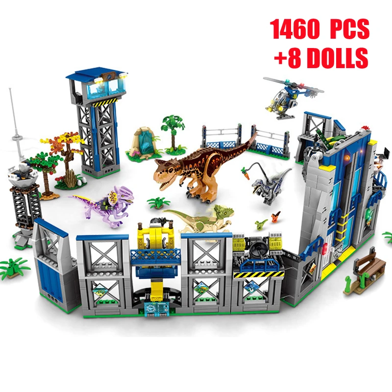 1460PCS Jurassic Dinosaur World Park Institute Architecture Model Building Blocks Kits MOC Assembled Bricks Kids Toys For Boys
1460PCS Jurassic Dinosaur World Park Institute Architecture Model Building Blocks Kits MOC Assembled Bricks Kids Toys For Boys