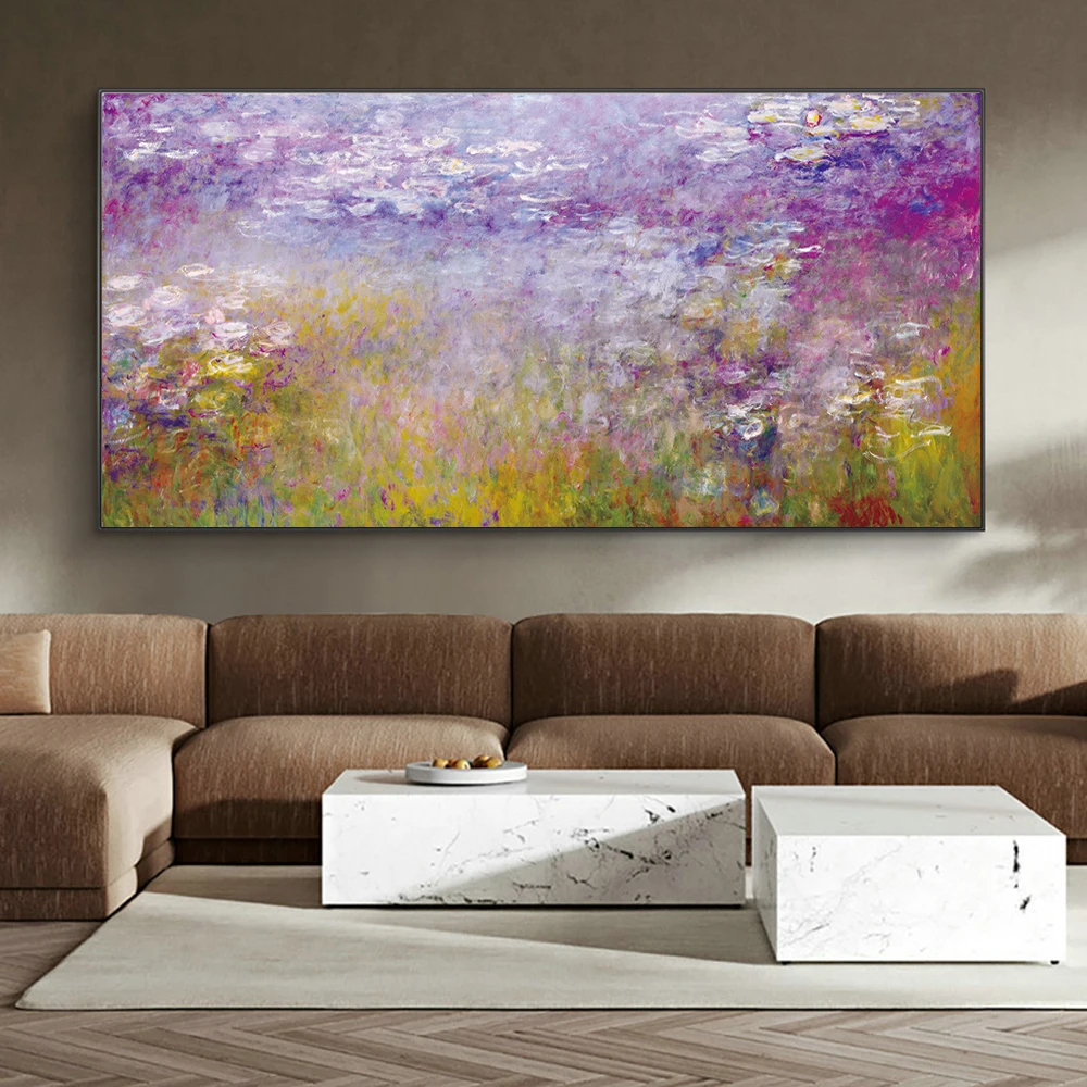 Large Water Lilies by Claude Monet Famous Art Painting Print on Canvas Art Posters And Prints Impressionist Art FlowerPictures
Large Water Lilies by Claude Monet Famous Art Painting Print on Canvas Art Posters And Prints Impressionist Art FlowerPictures