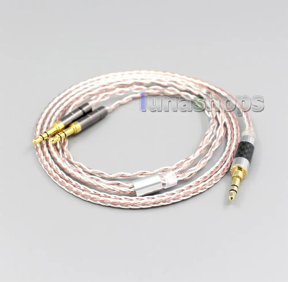 

LN005467 800 проводные наушники из мягкого серебра и сплава OCC AFT, кабель для наушников Beyerdynamic T1 T5P