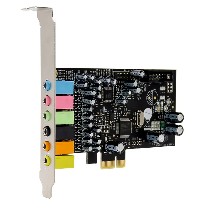 PCI-E HD o Built-in Sound Card 7.1 Channel Support HiFi o and Video Electronic Equipment for PC
PCI-E HD o Built-in Sound Card 7.1 Channel Support HiFi o and Video Electronic Equipment for PC