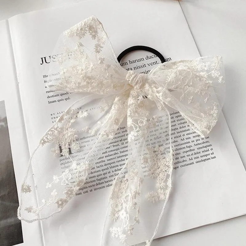 Lace Bow Hairpin Handmade Hair Rope Holiday Style Gentle Headband Hair Girls Hair Fashionable Ornament Vintage Ribbon Women J2G5
Lace Bow Hairpin Handmade Hair Rope Holiday Style Gentle Headband Hair Girls Hair Fashionable Ornament Vintage Ribbon Women J2G5