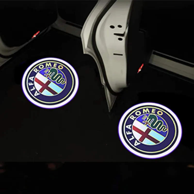 Led Car Door Welcome Light Laser Projector Logo Ghost shadow Lamps For Alfa Romeo 159 Giulia Giulietta Mito Stelvio Brera
Led Car Door Welcome Light Laser Projector Logo Ghost shadow Lamps For Alfa Romeo 159 Giulia Giulietta Mito Stelvio Brera