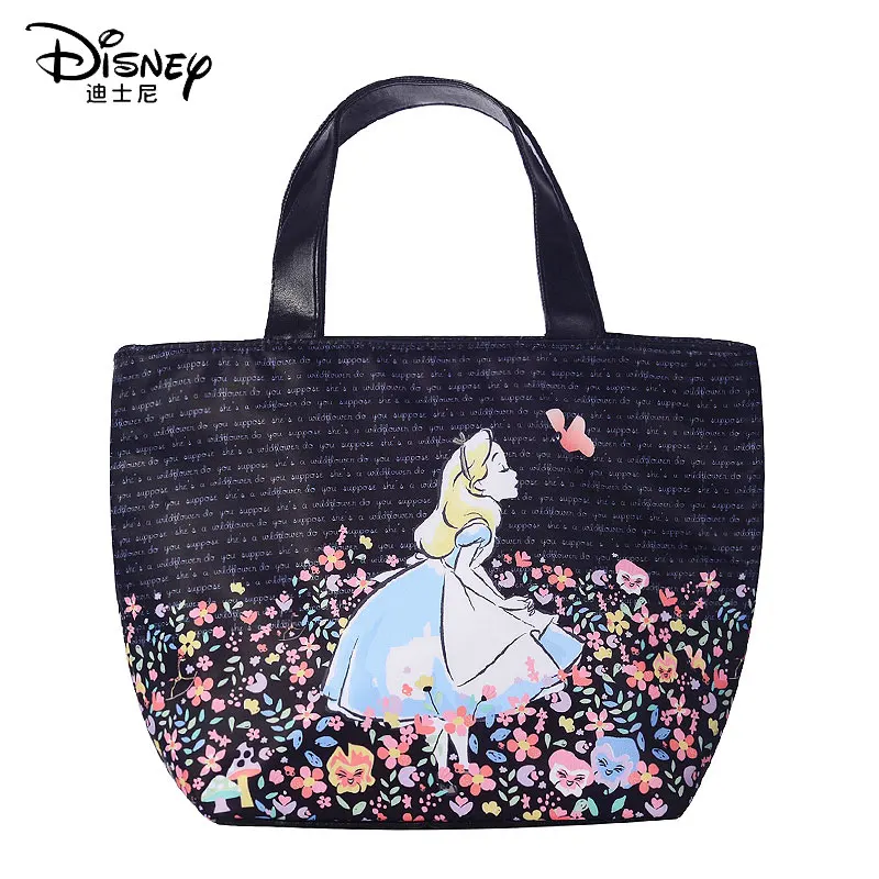 Милая сумка для ланча Disney вместительная еды Alice с рисовой сумкой Женская