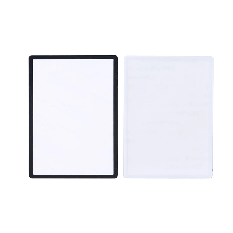 2021 New Black White Top Screen Frame Lens Cover LCD Protector Film For 3DS Console | Мобильные телефоны и аксессуары
